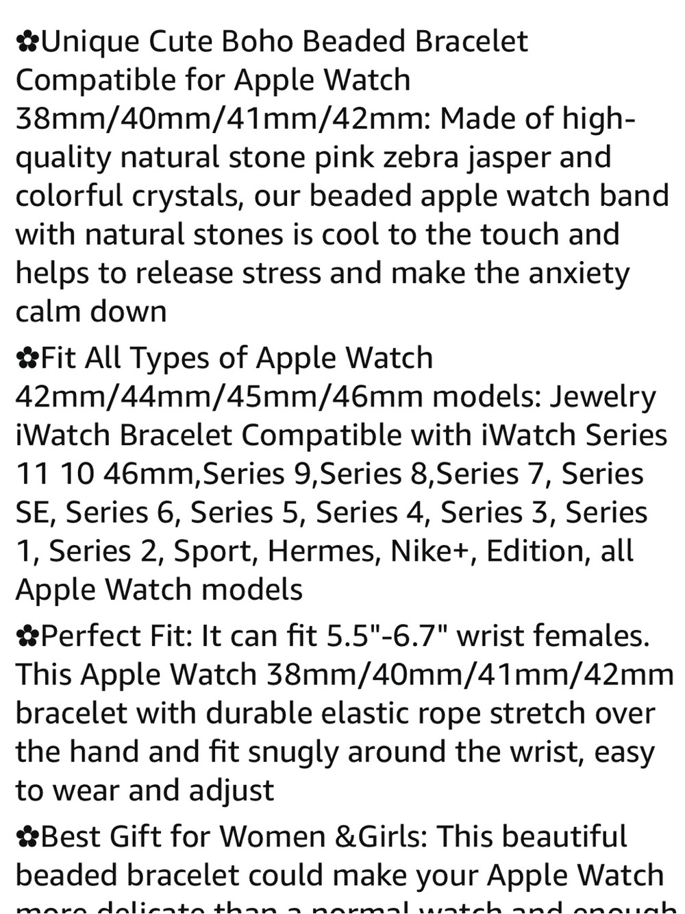 2 Apple Watch Bands with 5 face covers 40mm - Picture 5 of 6